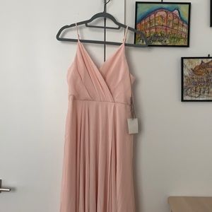 Peach Bridesmaid dress